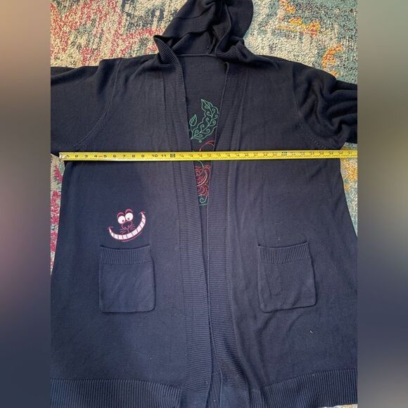 Torrid Disney Alice In Wonderland Cheshire Cat Hooded Cardigan Sweater Size 5X - Picture 9 of 11